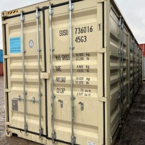 küljeustega merekonteiner